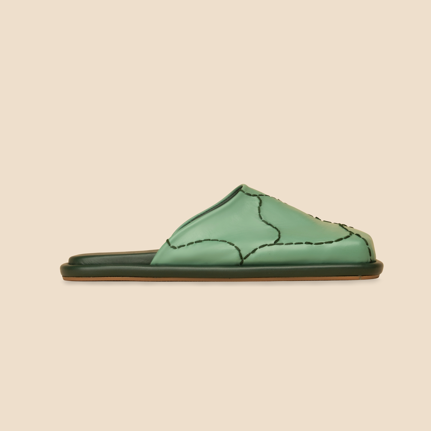  Olive green - side view