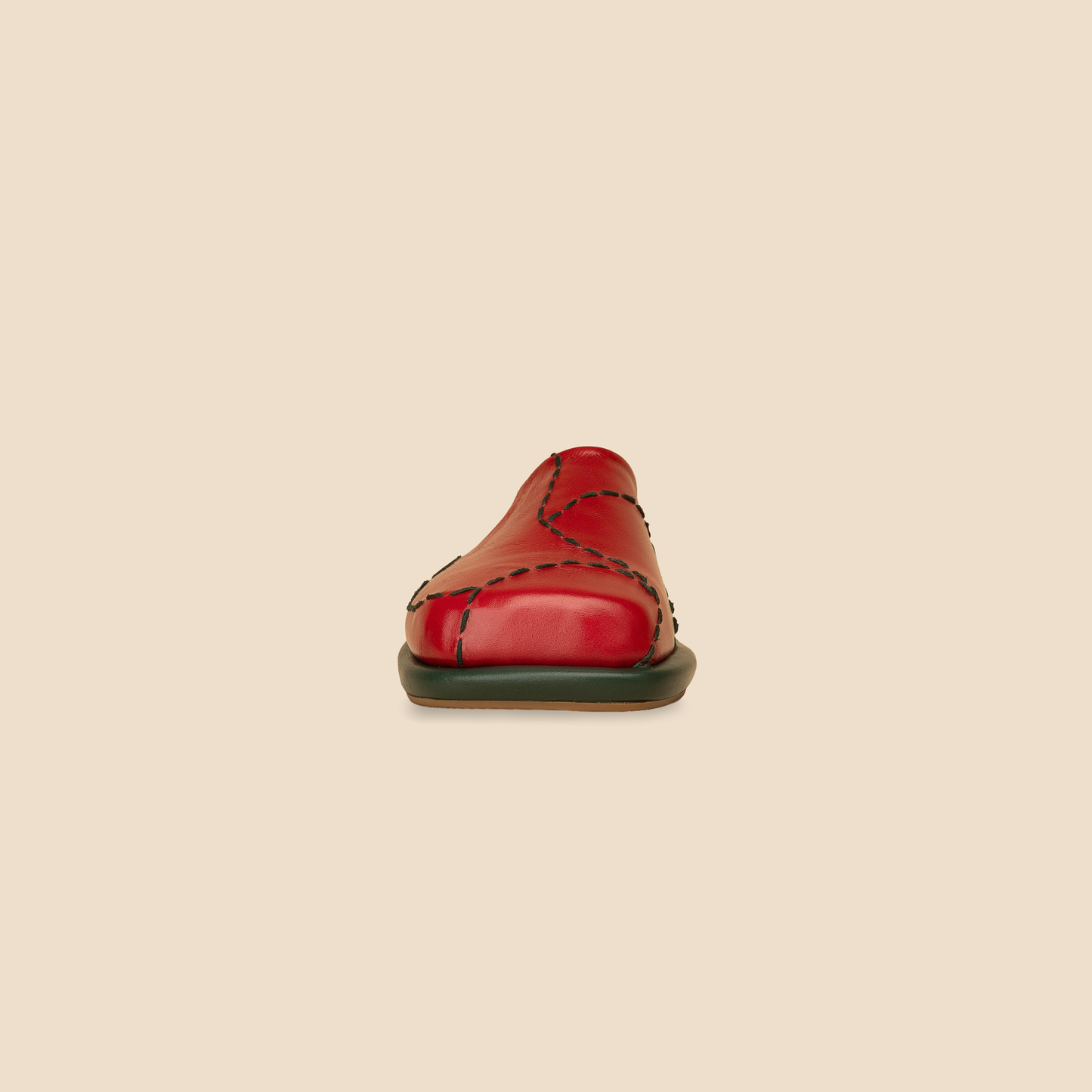 Red - left view